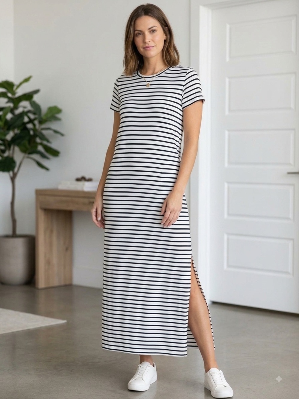 Casley Lamiit PTP 21” M Maxi Dress Side Slit